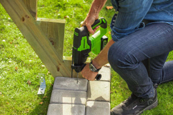 Перфоратор GREENWORKS GD24SDS2 24V акб 4 А.ч и з/у в сумке   3803007UB