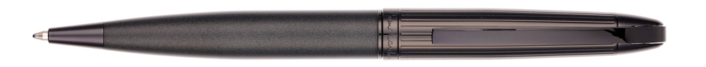 Фото ручка шариковая Pierre Cardin NOUVELLE цвет - черненая сталь и антрацитовый в подарочной  коробке с гарантией