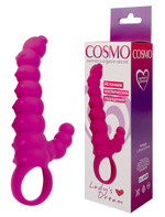 Рельефный G-стимулятор для женщин COSMO (14,7 см, фуксия) (Цвет: фуксия)