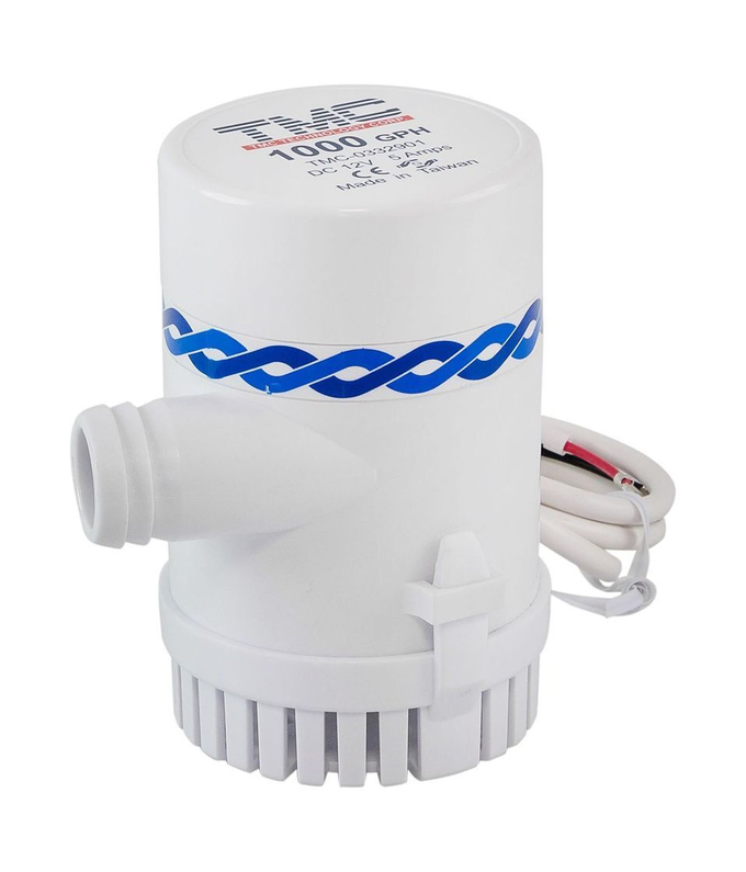 Помпа осушительная, 12 В, 1000GPH (3785 л/ч)