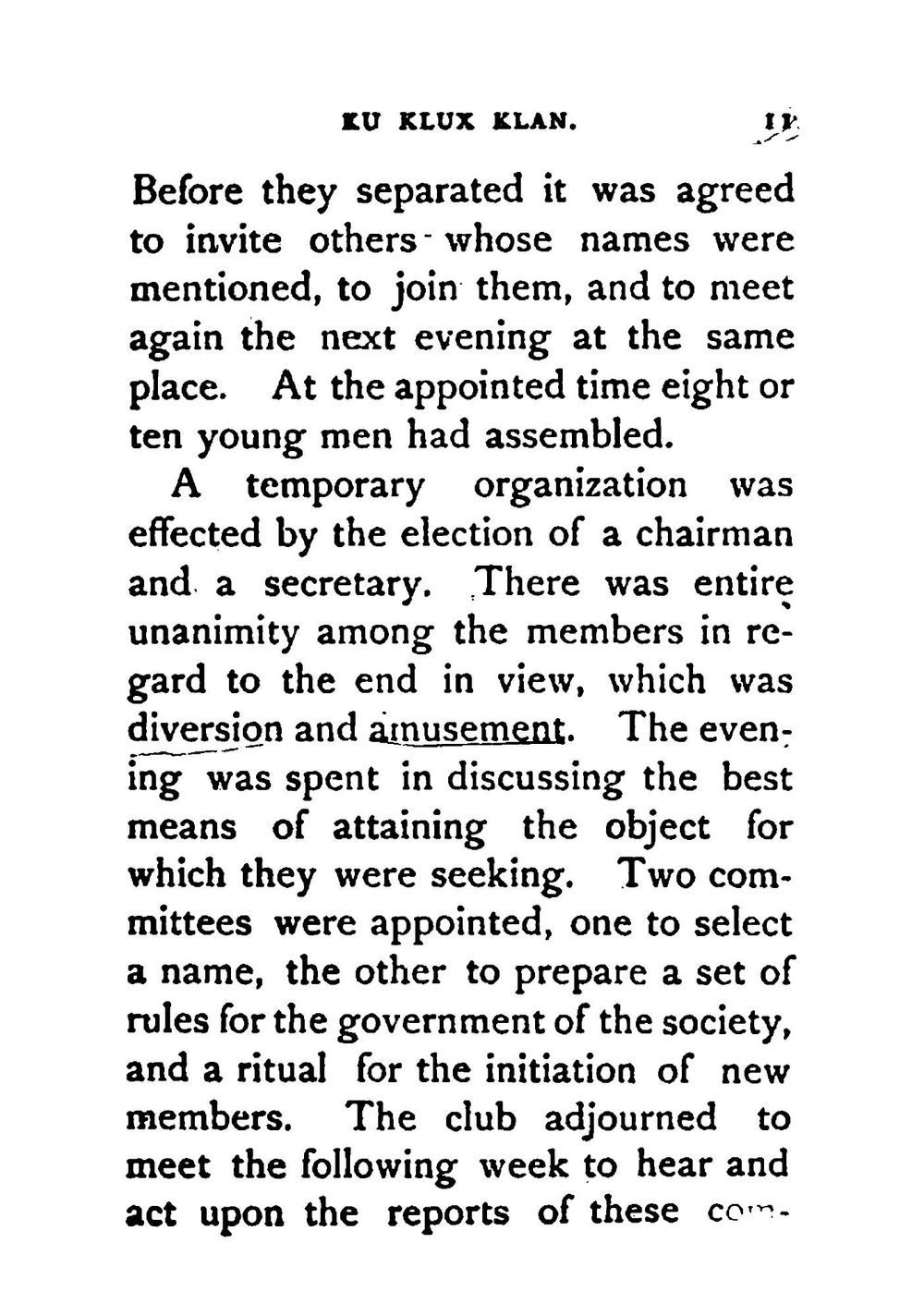 Ku Klux Klan. Its Origin, Growth and Disbandment | John C. Lester