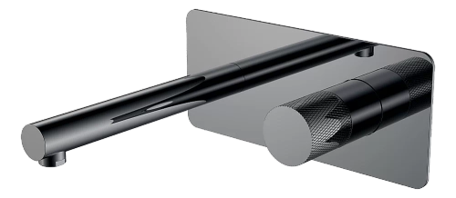 Смеситель для раковины Boheme Stick 125-SGM.2 оружейная сталь/ручка TOUCH