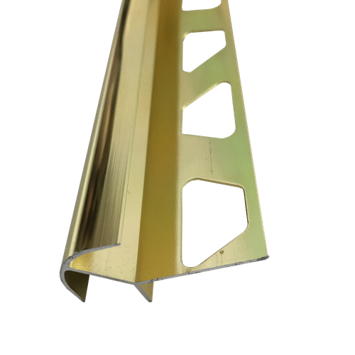 НАП 10*10мм "DO-1" 2,7м Золото глянец наружн. 2-х стор. анод. алюм.