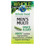 Natural Factors, Whole Earth & Sea®, мультивитамины для мужчин, 60 вегетарианских капсул
