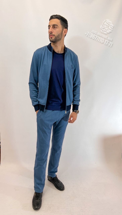 Спортивный костюм Zilli со вставками кожи крокодила