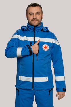 Куртка демисезонная мужская Скорая помощь MedicLine SOFTSHELL