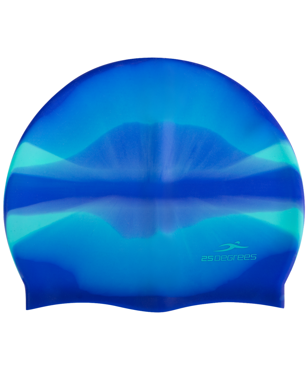 Шапочка для плавания Helion Navy/green, силикон