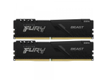 Оперативная память Kingston Fury Beast Black KF432C16BB1K2/32WP, DDR4 2х 32ГБ 3200 МГц, DIMM, RTL