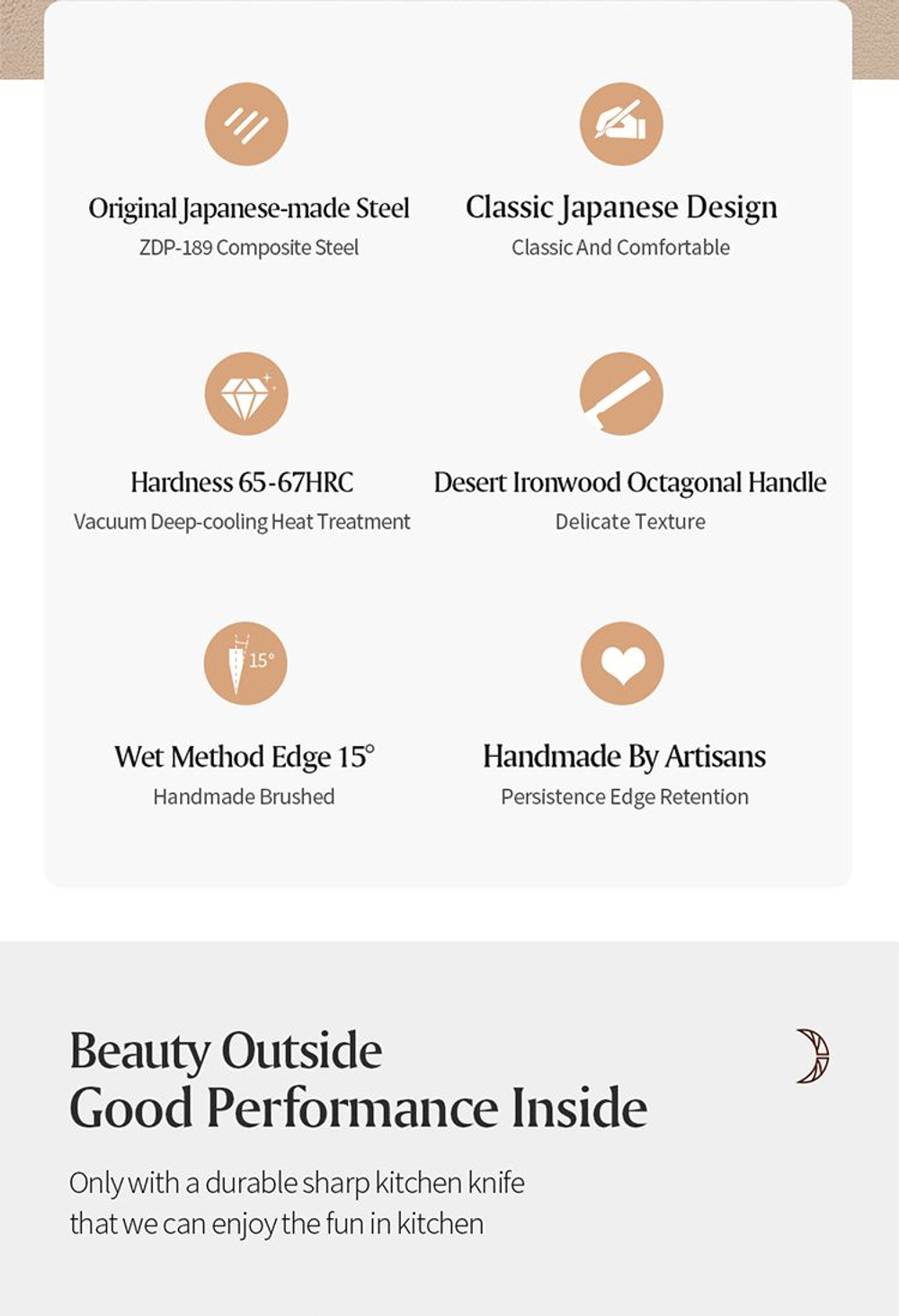 Кухонный нож Xinzuo X05Z Chef нож 8,3 дюймов клинок ZDP189 рукоять железное дерево и кость, длина лезвия 21 см