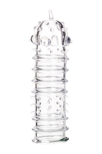 Стимулирующая насадка на пенис A-Toys (Цвет: прозрачный)