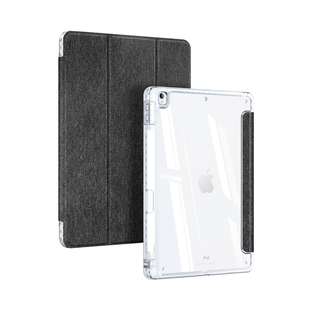 Чехол книжка черного цвета от Dux Ducis для iPad 7, 8, 9, (10.2), iPad Air 3, iPad Pro 10.5 (2017), серия Unid Series Case
