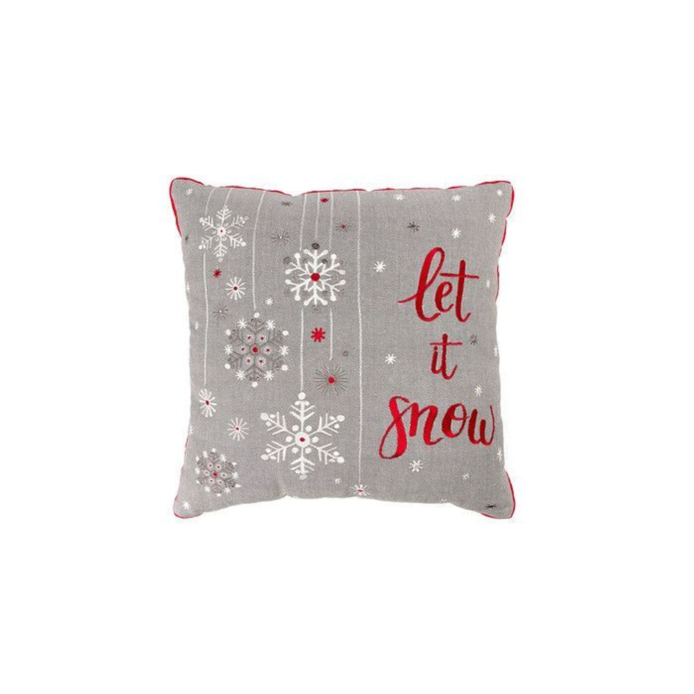 Подушка декоративная "Let it snow" 45х45см