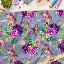 Ткань атлас калибри на бутонах