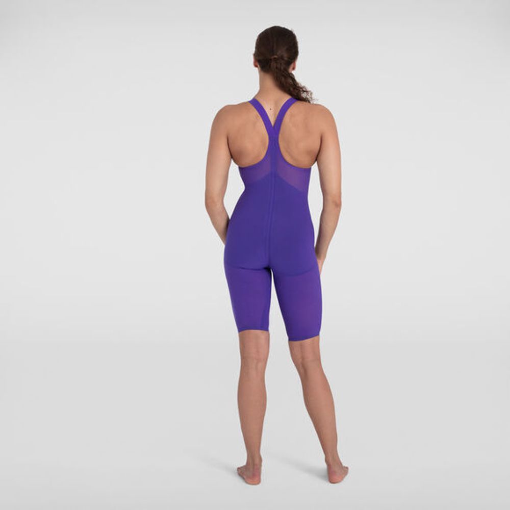 (2020) Стартовый костюм SPEEDO FASTSKIN LZR PURE VALOR Closedback Kneeskin Violet/Fluo yellow/Blackt ПОД ЗАКАЗ