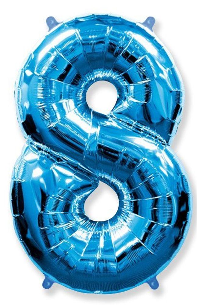 Цифра "8" Синий
