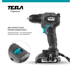 Дрель, 14.4 В, 28 мм, 1500 об/мин, патрон - быстрозажимной, разноцветный, надежный