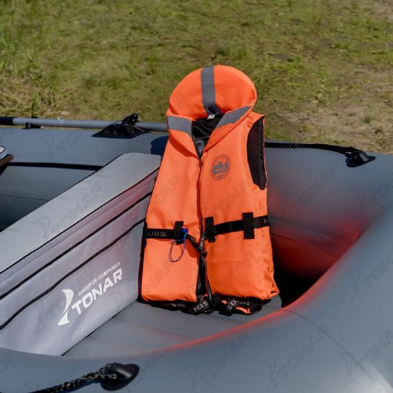 Жилет спасательный Helios ГРЕЙ XXL до 130 кг