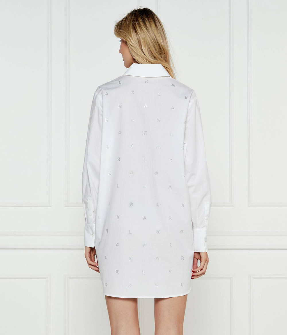 Платье Karl Lagerfeld - белый(A1W11018)