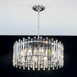 Citilux Ингвар CL334181 Люстра подвесная хрустальная Хром