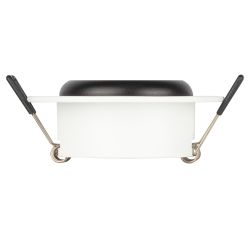 Встраиваемый светильник алюминиевый ЭРА KL109 WH/BK MR16 GU5.3 белый/черный матовый