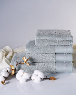 Набор полотенец 3шт Claire Batiste Atelier Loire мятный светлый