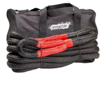 Трос кинетический черный 22мм х 9м, нагрузка до 10,8 тонн, плетеные проушины в Сумке