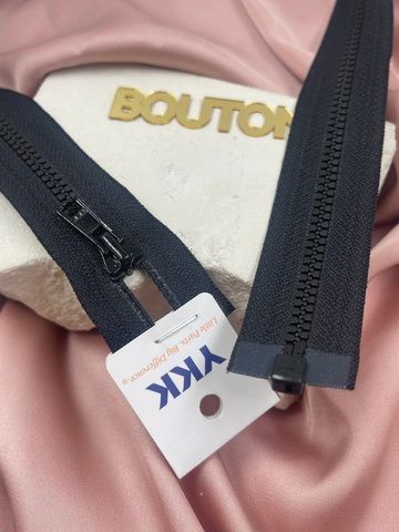 Молния тракторная, разъемная, однозамковая YKK тип 5 580 черная