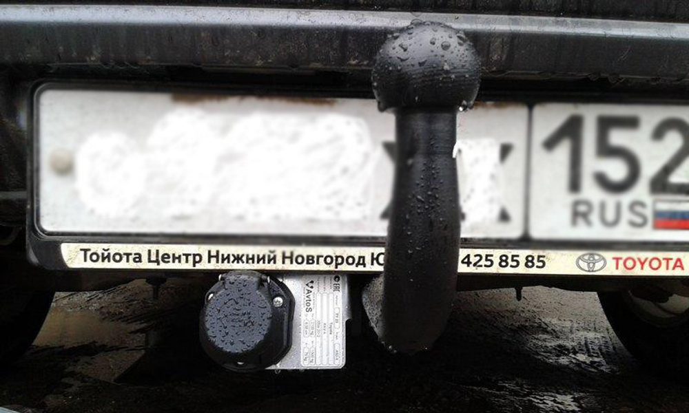 Фаркоп для Toyota RAV4, кроме удлиненной 2009-2013 Тип шара: A. Нагрузки: 1500/75 кг, TY 23