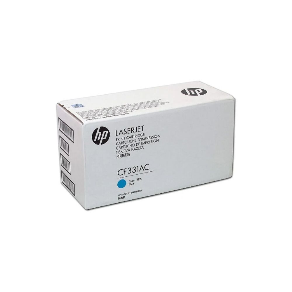 Контрактный картридж HP CF331AC (654A) для Color LaserJet Enterprise M651 голубой (15K)