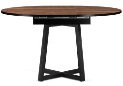 Деревянный стол Регна 100(130)х100х75 дерево / черный