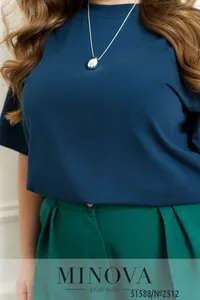 Футболка 2512-синий Minova