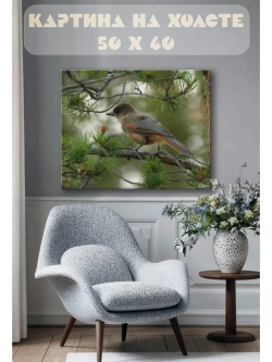 Картина на стену 40 X 50 Птичка