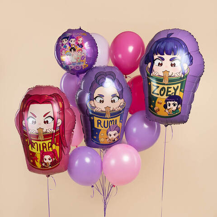 Девочки K-POP Аниме №1, Набор шаров