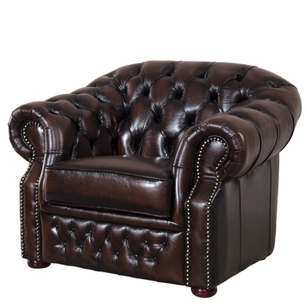 Кресло B-128 коричневое