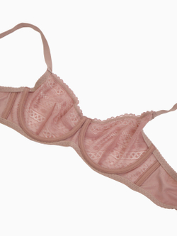 Бюстгальтер OIRO с мягкими полупрозрачными чашками Edelweiss