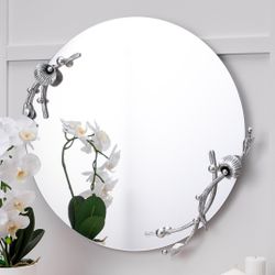 Зеркало настенное Атлантис Серебро