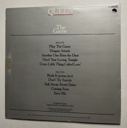 Винтажная виниловая пластинка LP Queen The Game (Spain 1980)