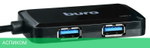 USB-хаб Buro BU-HUB4-U3.0-S черный