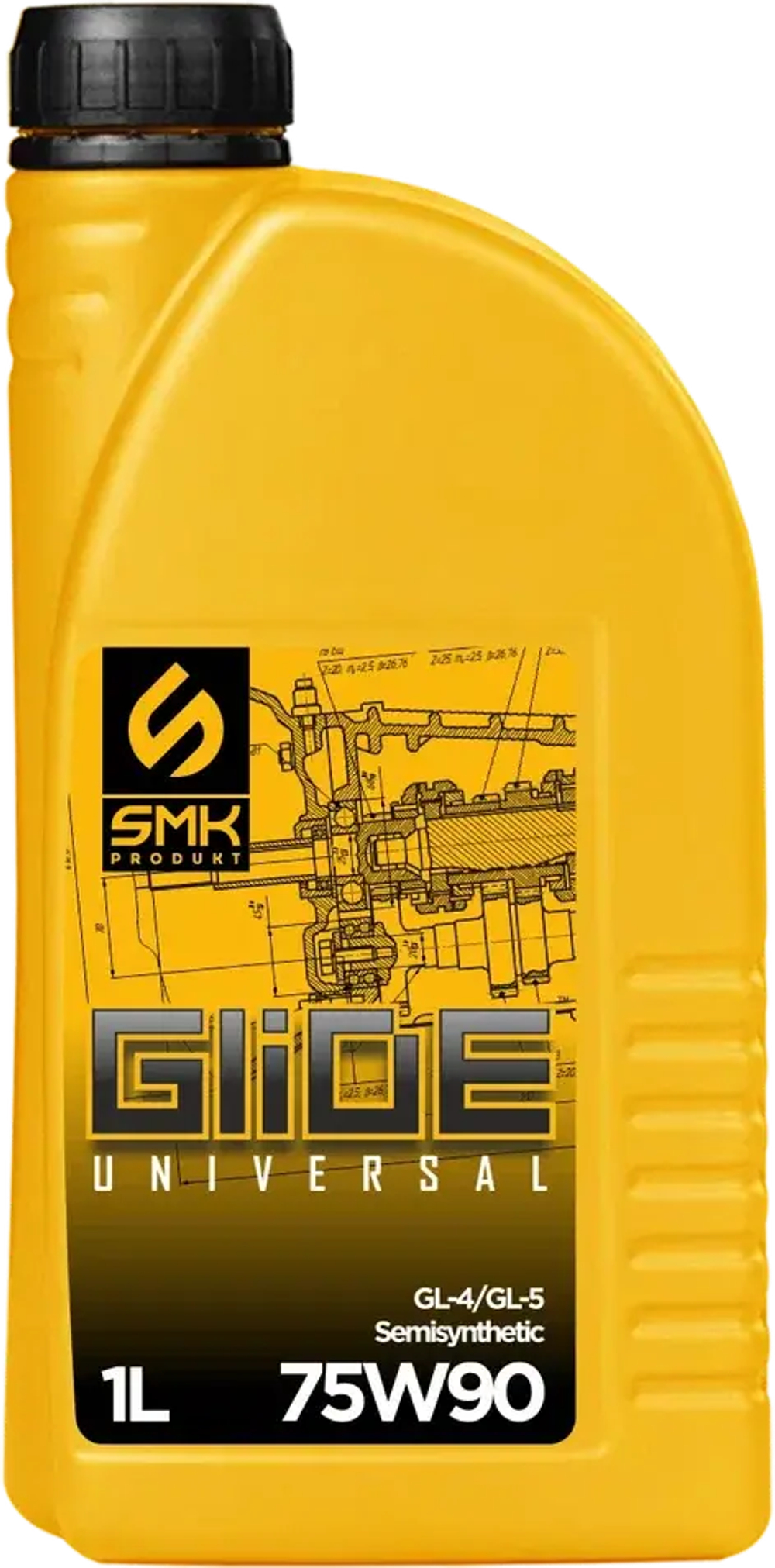 Трансмиссионное масло "GLIDE Universal GL-4/5 75W-90"