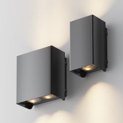 Уличный настенный светодиодный светильник Maytoni   O570WL-L10B3K