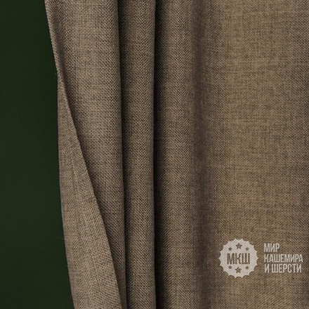 Готовые шторы под лен ДЖЕРРИИ (арт. BL01-274-06) - (140х270)х2 см. - капучино