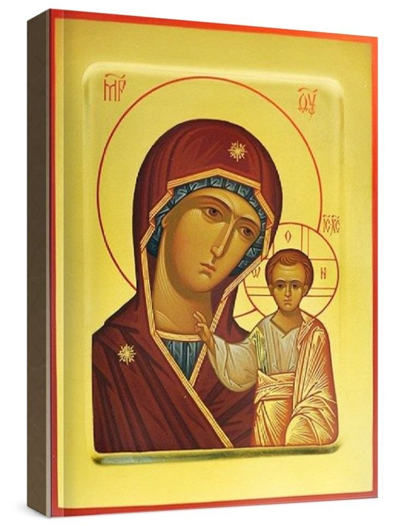 Венчальная пара 31. Казанская БМ (рукописная икона)