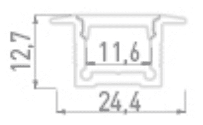 Профиль алюминиевый DesignLed LE.2613