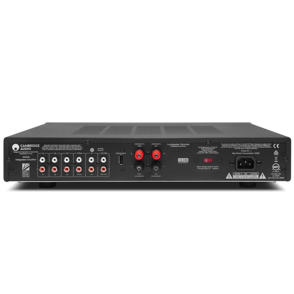 Интегральный усилитель Cambridge Audio AXA35 Grey