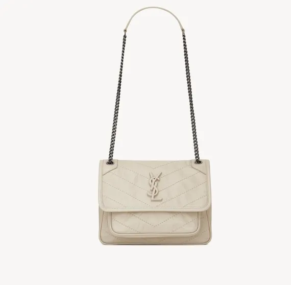 Сумка на плечо Saint Laurent Niki белый