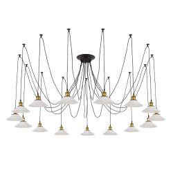 Citilux Эдисон CL451151 Люстра паук Венге Бронза