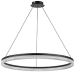 736187 Люстра ROTONDA 51W LED 2808LM 180G ЧЕРНЫЙ 3000K