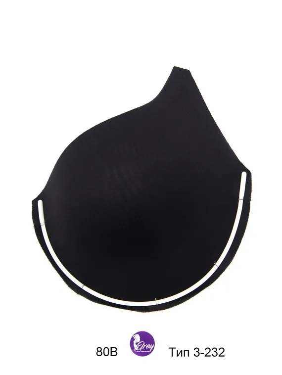 Чашки спейсер АМ-01, 80В-85А-75С-70D, серебристый пион 168