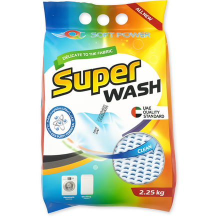Стиральный порошок Super Wash 2.25 кг
