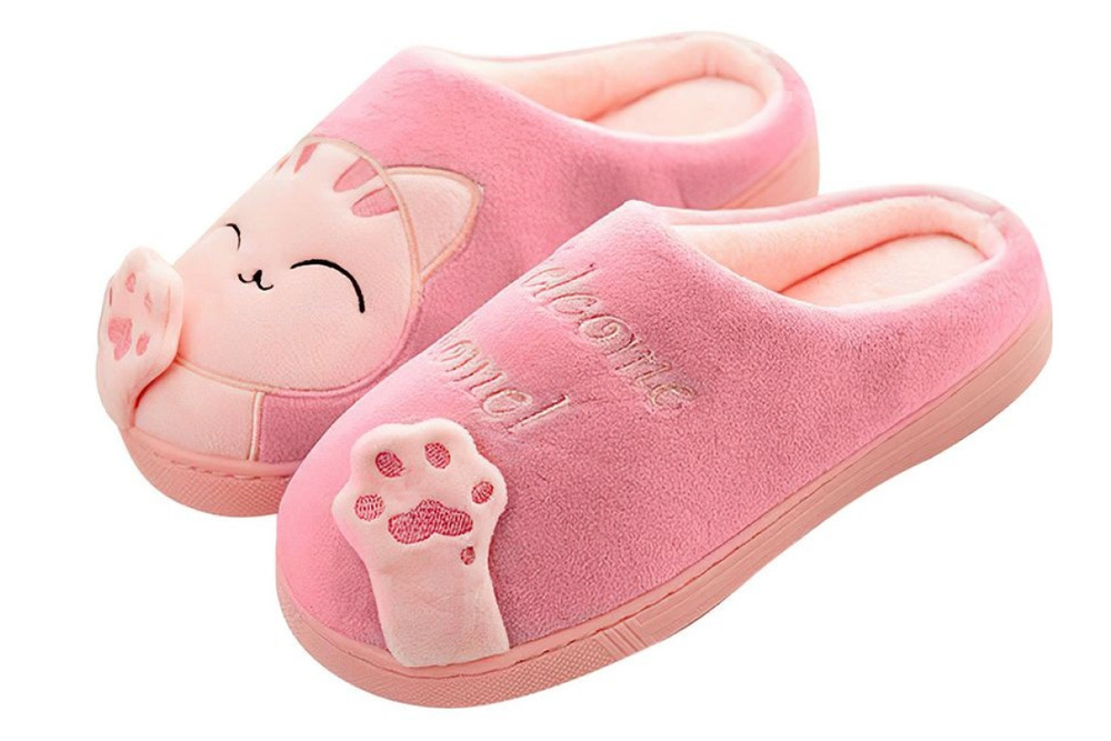 Тапочки FunFur Кот Розовый 36-37 Розовый
